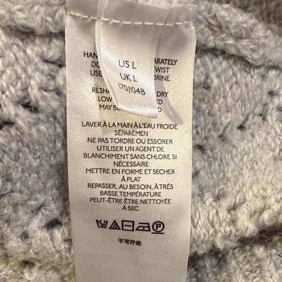 Maeve Light Grey Knit Cardigan - Picture 5 of 6